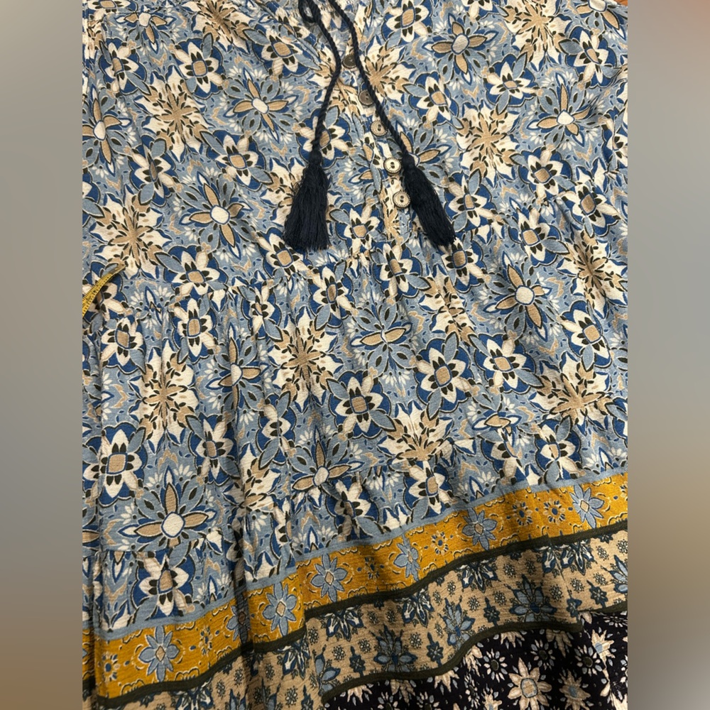 Mackenzie & James Floral Print A-line Floral Top Women’s Size XL - Picture 6 of 6